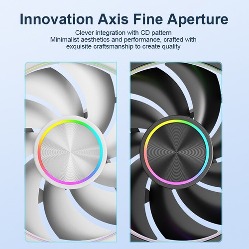 Computer Case Fan Ventoinha ARGB 4pin PWM CPU Cooling Fan 3pin 5v PC Gamer Case - Afbeelding 8 van 15