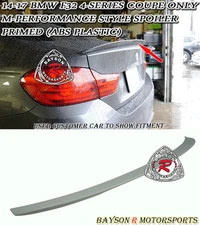 Fits 14-20 BMW F32 4-Series Coupe M Sport Performance Style Trunk Spoiler (ABS)