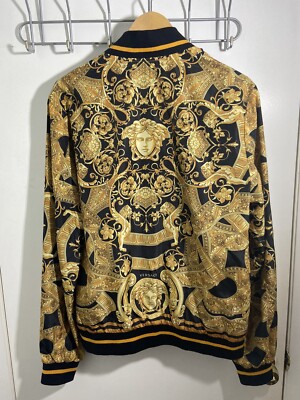 Authentic Versace Barocco Made In Italia Jacket Size 50 | eBay