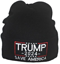 Best Winter Hats Adult Embroidered Your Choice of Trump 2024 Beanie