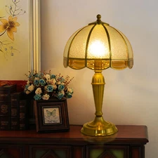 NEW 40W Golden Table Lamp Indoor Reading Light Table Lamps 110V for Small Space