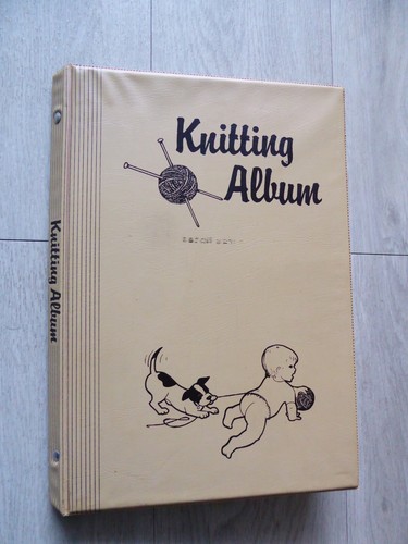 Vintage Knitting Patterns Job Lot 40+ in Album inc Patons