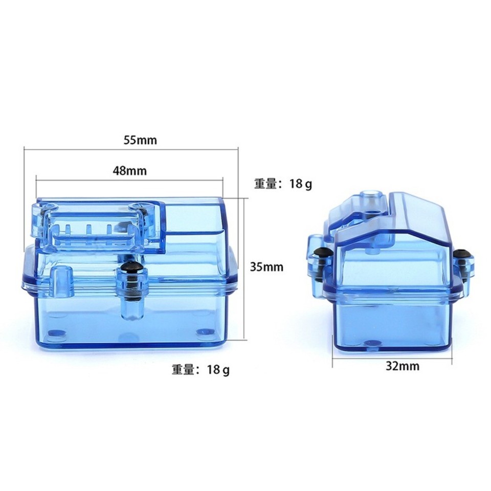 Waterproof Receiver Box for RC Car Model Ship RC Crawler SCX10 90046 ...