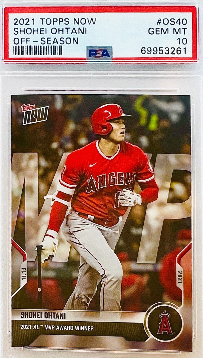 2021 Topps Now Shohei Ohtani “2021 MVP” #OS40 PSA 10 💎 | eBay
