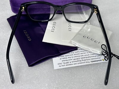Gucci GG0922o-005 Black Black Eyeglasses for sale online | eBay