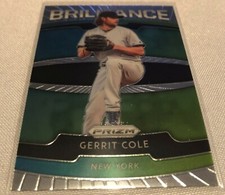 2020 Panini Prizm Baseball Gerrit Cole New York Yankees Brilliance insert #B-2