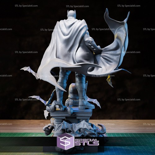 Batman Thomas Wayne DC COMICS DIORAMA Kit modello resina 3D! UNPAINTED - Foto 5 di 5