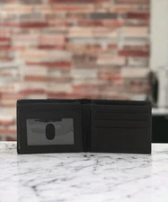 Leatherboss Men's Leather Wallet Slimfold RFID