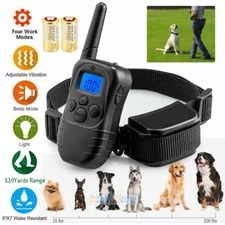1200FT Pet Dog Training Collar Waterproof Electric Shock with Remote 4 Mode