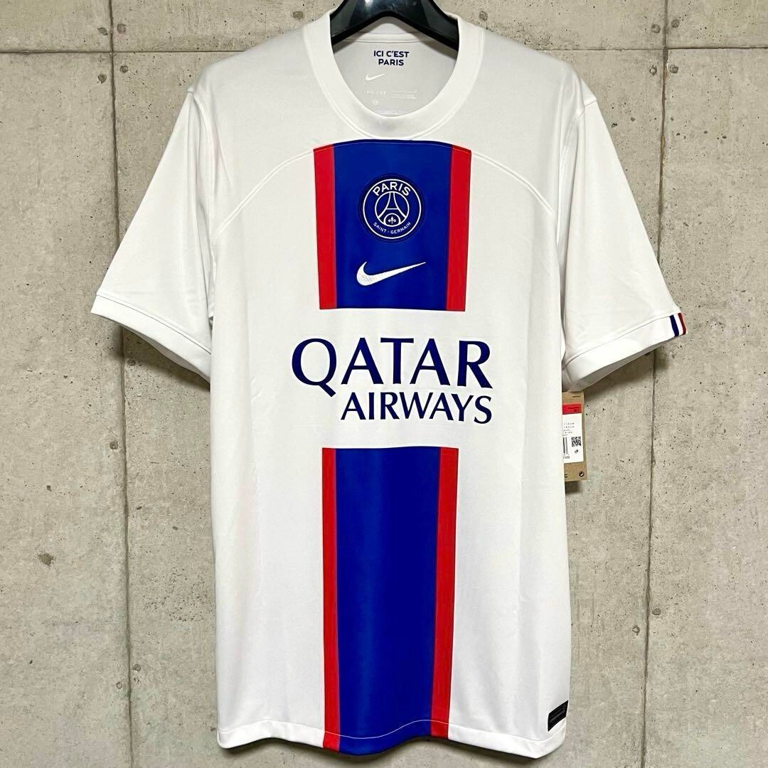 【新品/タグ付き】22/23 PSG ♯7 エンバペ パリサンジェルマン【L】 新品/タグ付き】22/23 PSG ♯7 エンバペ パリサンジェルマン【M