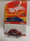 2005 Hotwheels Classics Spectraflame Red VW Bug RedLine 5Sp's #25/25