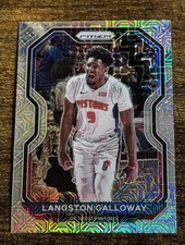 2020-21 Panini Prizm Langston Galloway #227 Mojo Prizm /25 Pistons SSP Free