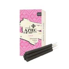 AZTEC Lotus 6pc Hand Rolled Resin Incense Sticks Long Lasting
