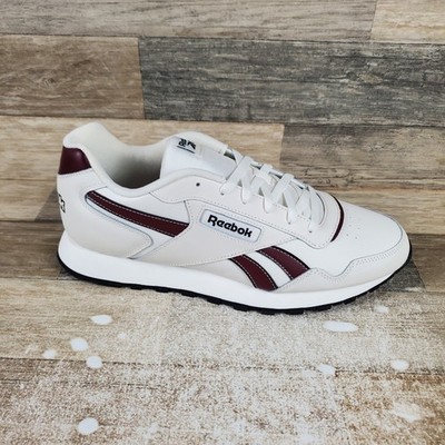 Reebok Glide Men Shoes Sz 12 Running Chalk Clama Leather Lace Up Low Top Sneaker