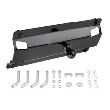 Towing Gooseneck Trailer Hitch Ball Plate For Standard 5th Wheel Rails New Black