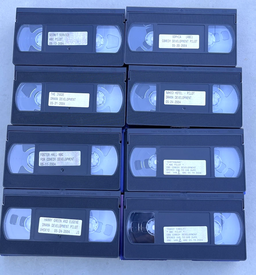 8 Television Show Sitcom Unreleased Failed Pilot Episode Production VHS Lot 2004 - Image 4 of 4