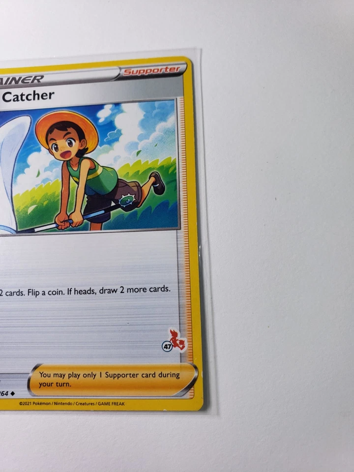 Pokemon Bug Catcher -(#47 Cinderace Stamped) 226/264 Battle Academy 2022 Regular - Image 3 of 4