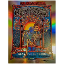 Dead & Company Poster Golden Gate Park August 1-3, 2025