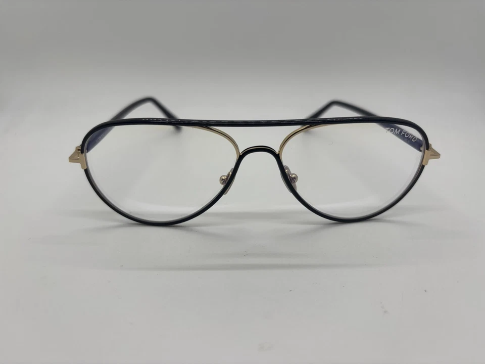 NUEVO TOM FORD TF 5987-B 001 NEGRO AVIADOR GAFAS DE SOL 57-15-140mm SIN ESTUCHE Foto 2 de 4