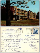 Thiel College Hodge Hall Greenville Pennsylvania Postcard