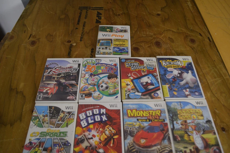 Nintendo Wii Game Lot 16 Games Rayman Sports Racing Party Deca ProStreet Tested - Image 2 of 4