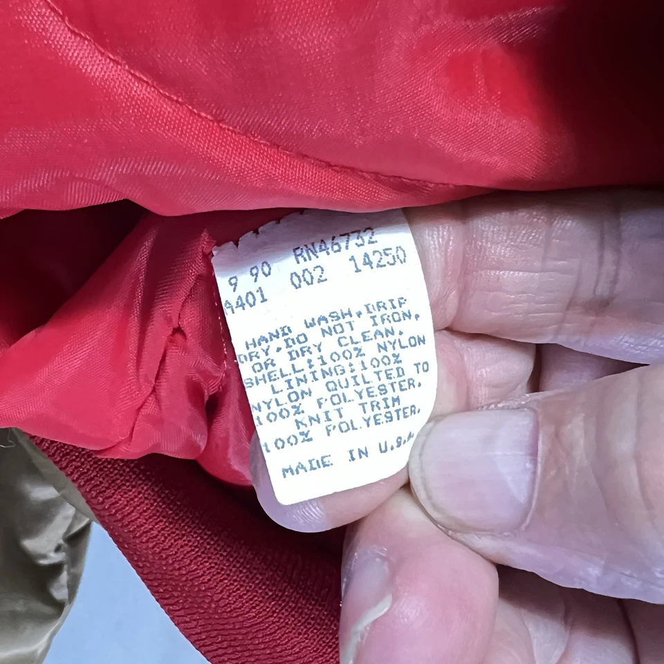 VTG San Francisco 49ers Jacket Mens M Gold Chalk Line Satin Bomber NFL Football - Image 4 of 4