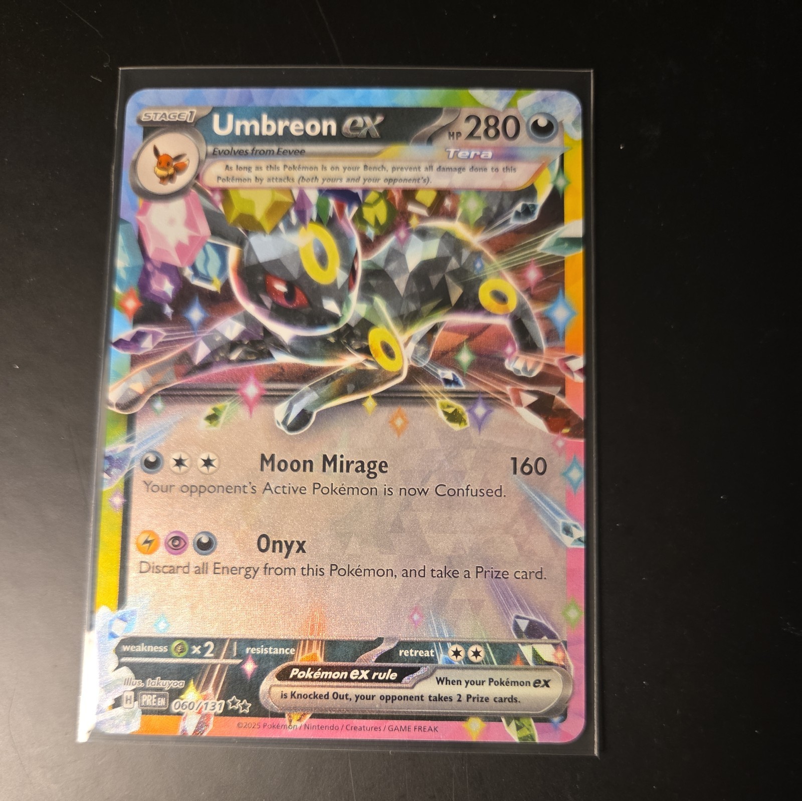 Umbreon ex (#060/131) - Holofoil SV - Prismatic Evolutions NM Pokemon
