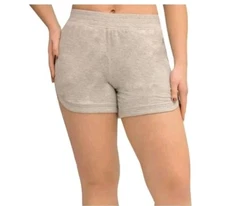 Active Life Womens Athletic Shorts Large Stretchy Loose Fit Zippered Pockets 