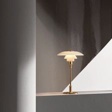 Design-Tischlampe im Stil der ikonischen PH 3/2 von Poul Henningsen