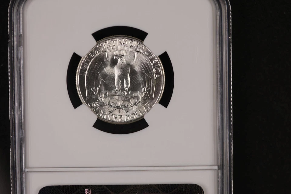 Moeda de 25 centavos de prata 1936 S Washington NGC MS65 CAC *DoublejCoins* JL1100-394 - Imagem 4 de 4