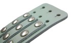 Zeckos Leather 3 Row Metal Studs Wristband Wrist Band — photo 5