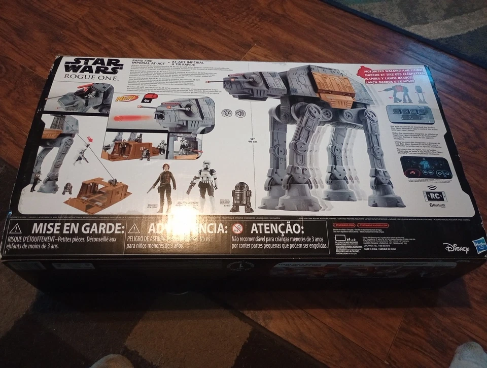 Star Wars Rogue One Rapid Fire Imperial AT-ACT Brand New In Open Box - Image 2 of 4
