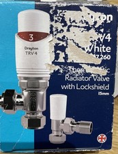 Drayton TRV4 Classic Angle Radiator Valve Lockshield Thermostatic 0705160 TATTY