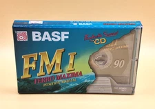 BASF FM I FERRO MAXIMA 90  Blank Audio Cassette Tape (Sealed) NEW