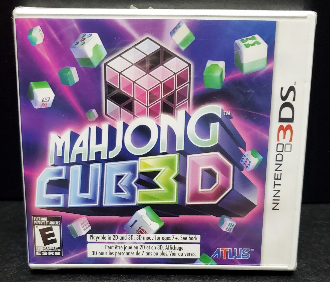 Jogo Mahjong Cub 3d Para Nintendo 3ds Midia Fisica Atlus