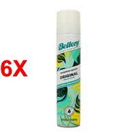 6 X Bellery Shampoo Secco Original Classic Fresh 200 Ml Classico Per Capelli
