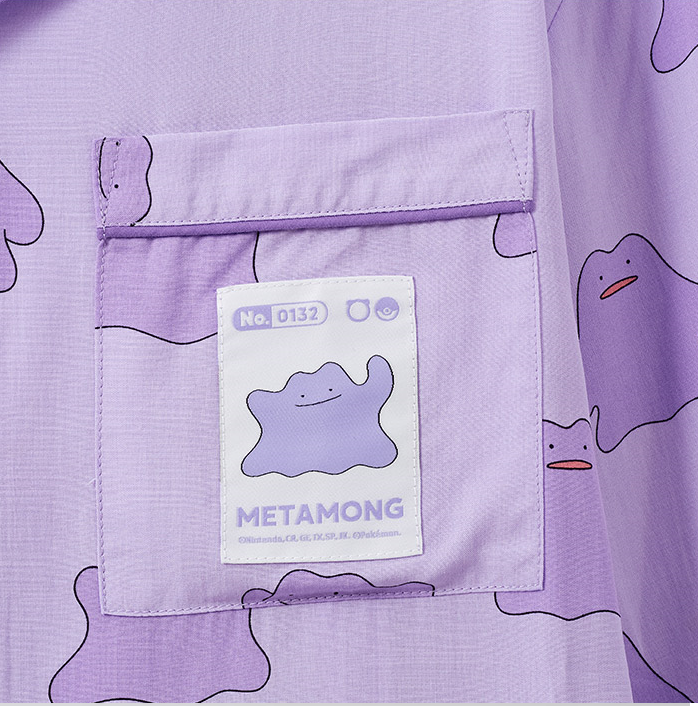 【 SPAO】 POKEMON MASTER LONG SLEEVE PAJAMA Pokemon] SPAO Pokemon long sleeve + long pants pajama set