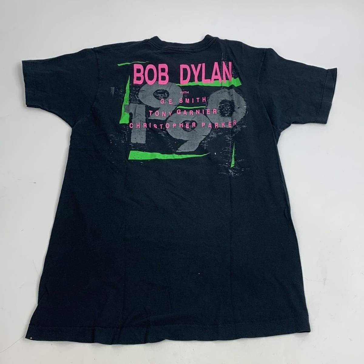 Vintage 1990 Bob Dylan Band graphic T shirt L Fruit of Loom 1988