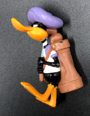 Vintage Looney Tunes GOLFING DAFFY DUCK Applause 1989 Cake Topper GOLFER pvc