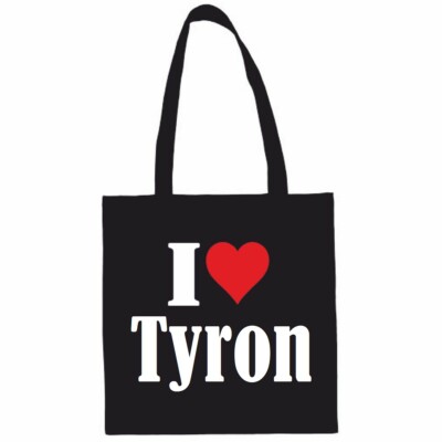 Tasche Beutel Baumwolltasche I Love Tyron Schulbeuten Einkaufstasche Sporttasche