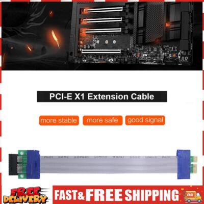 Flexible PCI Express Riser Card Extender Extension Cable PCIe 1X to 1X Converter