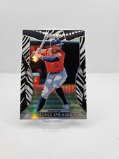 2019 PANINI PRIZM BASEBALL GEORGE SPRINGER #15 ZEBRA PRIZM REFACTOR #41/99