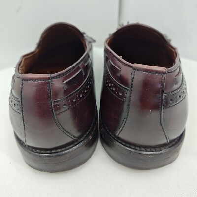 Allen Edmonds Mansfield Merlot Wingtip Kiltie Tassel Loafers  display picture 1