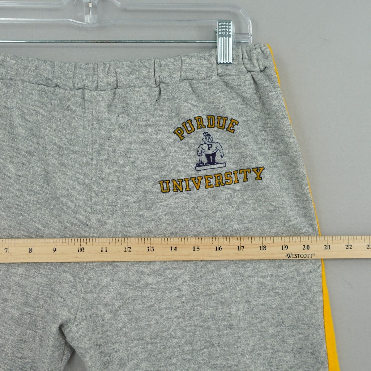 【1960s vintage】PURDUE UNIV イエロー スウェット VINTAGE Purdue Boilermakers Sweatshirt Mens Large Yellow