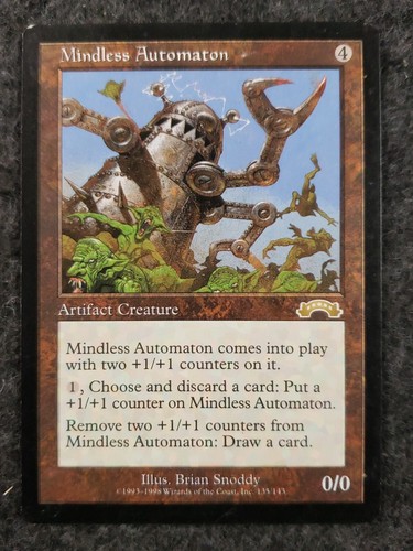 MTG Mindless Automaton - Exodus - Rare - Magic the Gathering (NM)......(DS3D1J8) - 第 23/24 張圖片