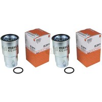 2X Mahle / Knecht Kraftstofffilter KC 100D Fuel Filter