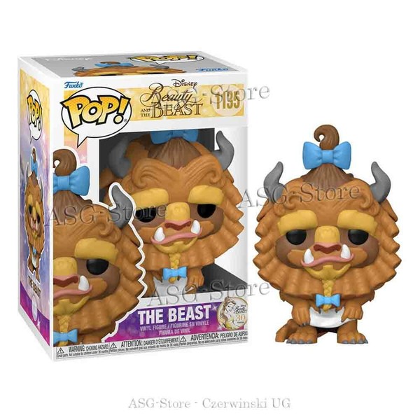 The Beast With Curls - 30 Years The Beauty And The Beast - Funko Pop Disney 1135-image