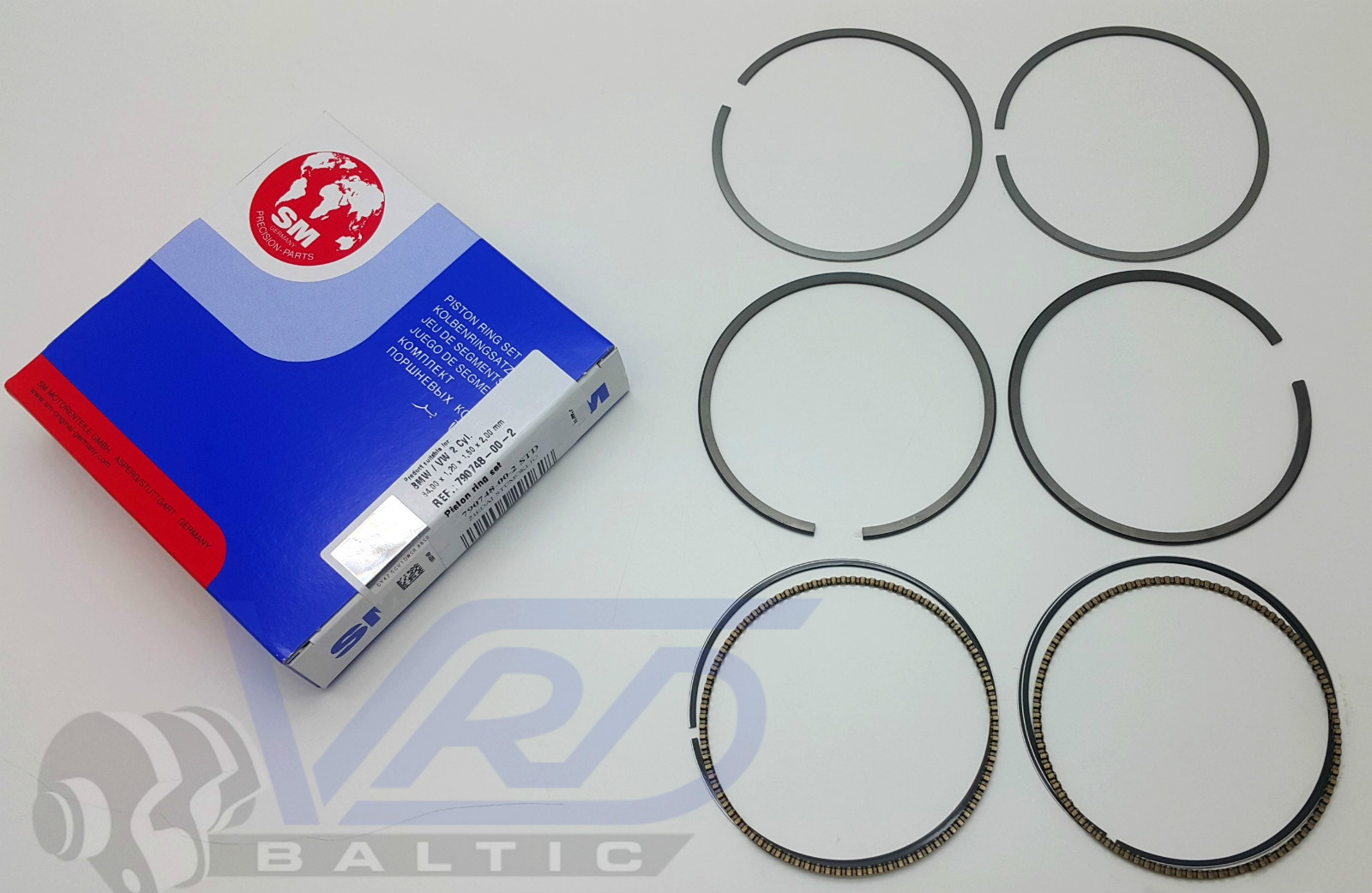 Piston rings set For BMW 325 330 525 530 730 X3 X5 Z3 Z4 2.5 3.0 M54B25