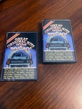 Great Original Hits Of The  50s   60s Set of 2 Cassettes - TESTED 