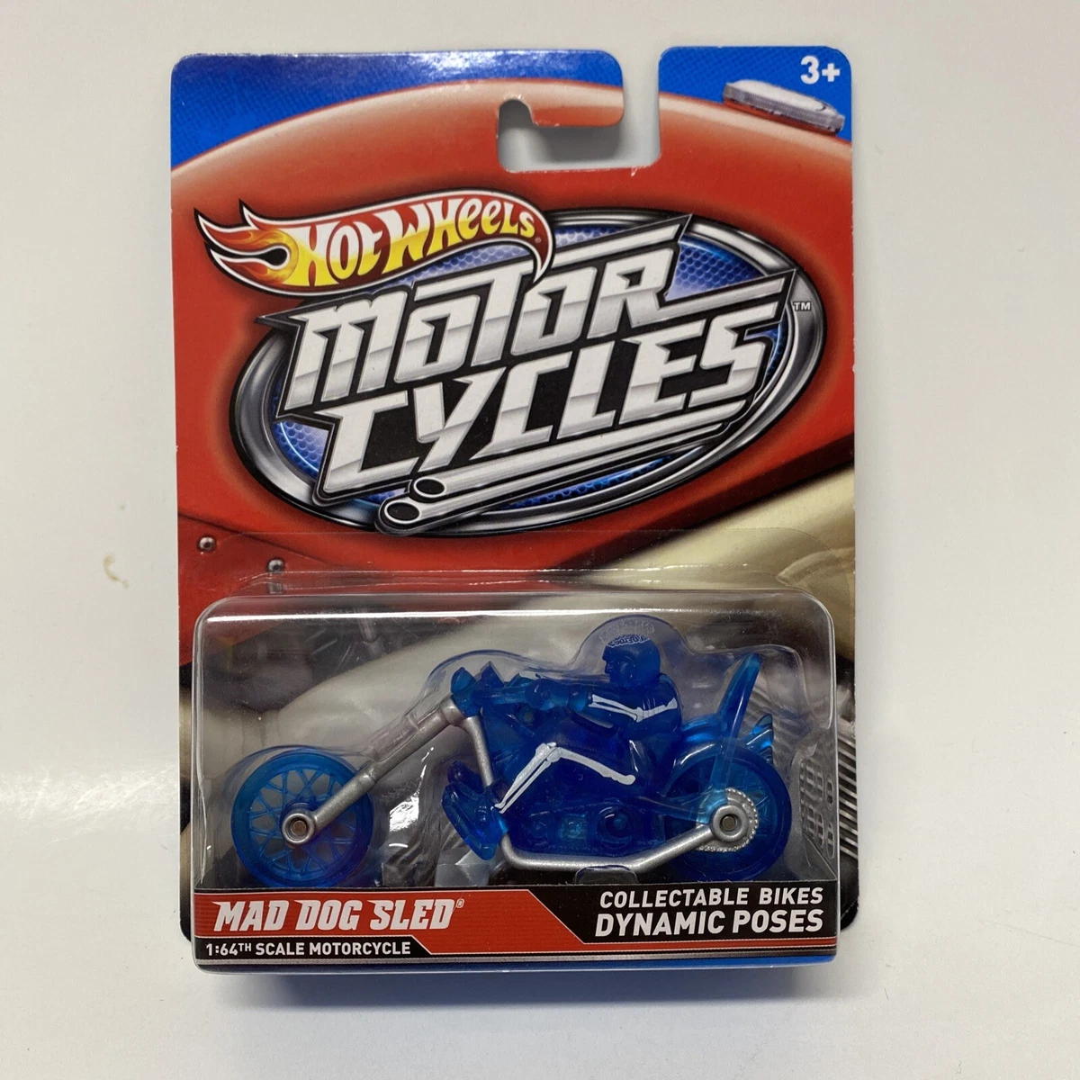 Hot Wheels Motor Cycles Mad Dog Sled Collectable Biles Dynamic